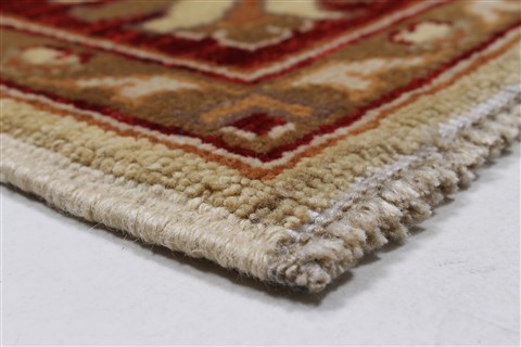 Pishavar Beige Hand Knotted 411 X 65 Area Rug 250-27184 Image 8