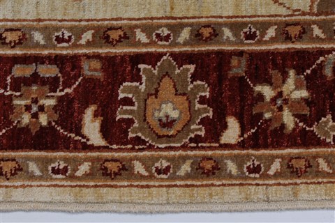 Pishavar Beige Hand Knotted 54 X 510 Area Rug 250-27186 Image 5