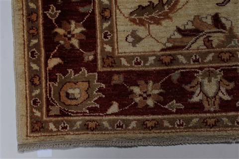 Pishavar Beige Hand Knotted 54 X 510 Area Rug 250-27186 Image 7