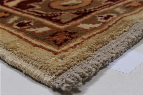 Pishavar Beige Hand Knotted 54 X 510 Area Rug 250-27186 Image 8