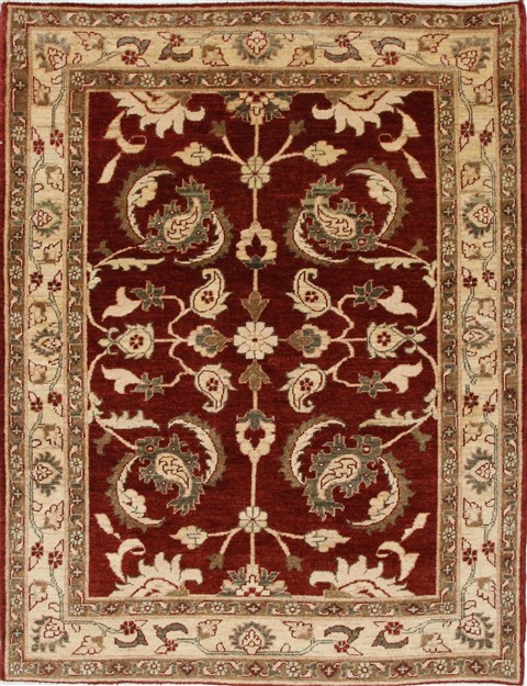 Pishavar Red Hand Knotted 410 X 64 Area Rug 250-27188 Image 0