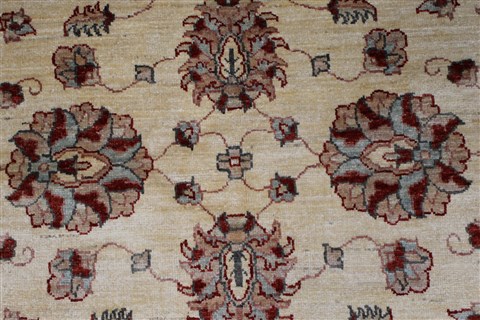 Pishavar White Hand Knotted 411 X 67 Area Rug 250-27191 Image 5