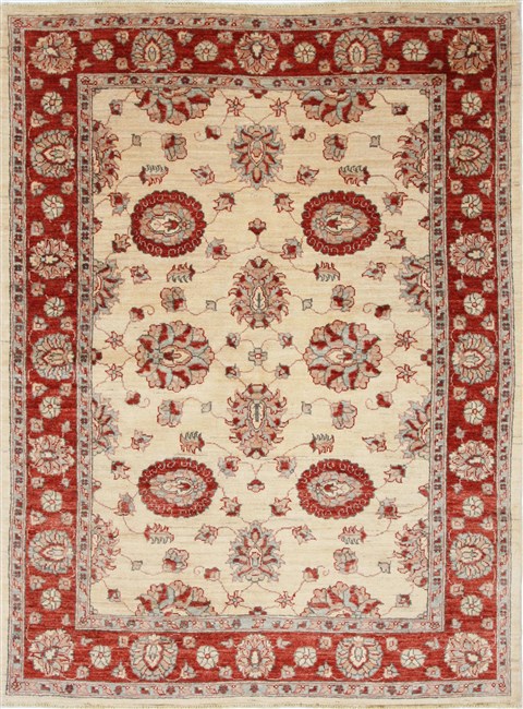 Pishavar White Hand Knotted 411 X 67 Area Rug 250-27191 Image 0