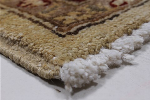 Pishavar Beige Hand Knotted 410 X 66 Area Rug 250-27192 Image 8