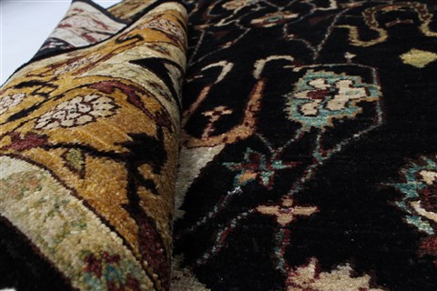 Pishavar Beige Hand Knotted 52 X 70 Area Rug 250-27193 Image 2