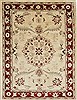 Pishavar Beige Hand Knotted 51 X 69  Area Rug 250-27195 Thumb 0