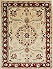 Pishavar Beige Hand Knotted 51 X 69  Area Rug 250-27195 Thumb 0