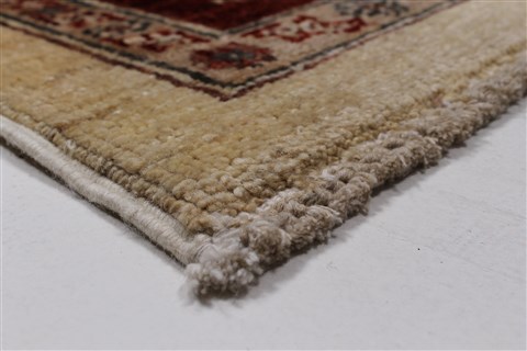 Pishavar Beige Hand Knotted 411 X 72 Area Rug 250-27196 Image 6