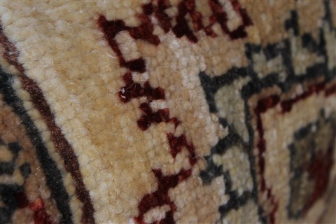 Pishavar Beige Hand Knotted 411 X 72 Area Rug 250-27196 Image 9