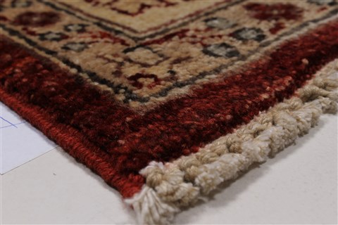 Pishavar Red Hand Knotted 411 X 66 Area Rug 250-27198 Image 5