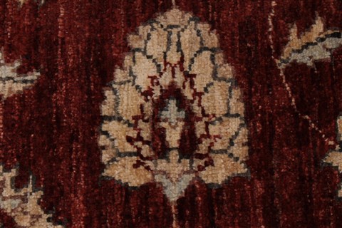 Pishavar Red Hand Knotted 411 X 66 Area Rug 250-27198 Image 6