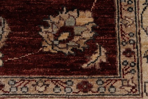 Pishavar Red Hand Knotted 411 X 66 Area Rug 250-27198 Image 7