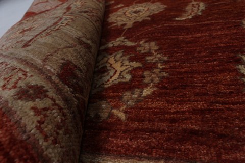 Pishavar Beige Hand Knotted 50 X 67 Area Rug 250-27199 Image 11