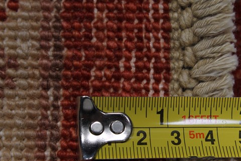 Pishavar Beige Hand Knotted 50 X 67 Area Rug 250-27199 Image 2