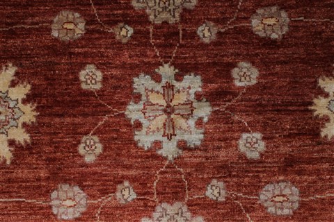 Pishavar Beige Hand Knotted 50 X 67 Area Rug 250-27199 Image 5