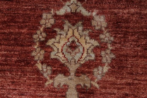 Pishavar Beige Hand Knotted 50 X 67 Area Rug 250-27199 Image 8