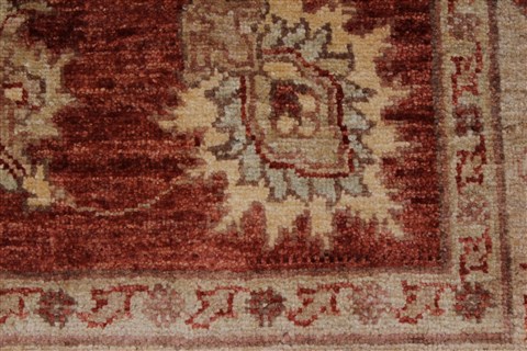 Pishavar Beige Hand Knotted 50 X 67 Area Rug 250-27199 Image 9