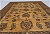 Pishavar Beige Hand Knotted 410 X 65  Area Rug 250-27203 Thumb 3