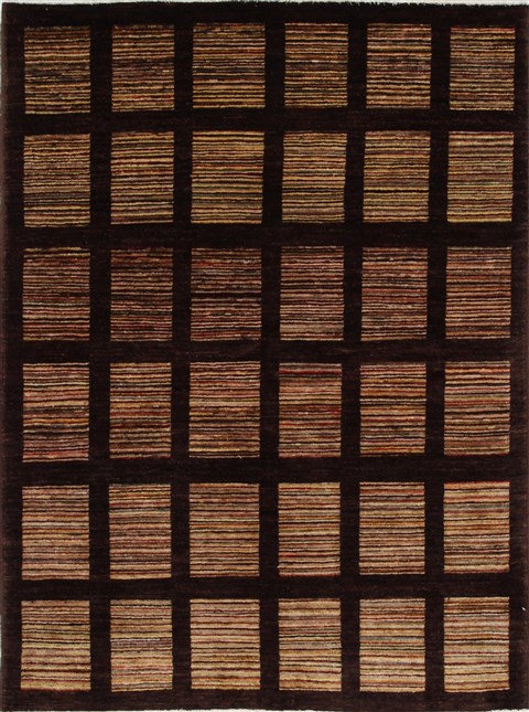 Modern Beige Hand Knotted 410 X 66 Area Rug 250-27204 Image 0