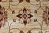 Pishavar Beige Hand Knotted 169 X 208  Area Rug 250-27205 Thumb 7