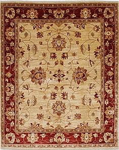 Pishavar Beige Hand Knotted 16'9" X 20'8"  Area Rug 250-27205