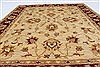 Pishavar Beige Hand Knotted 51 X 60  Area Rug 250-27206 Thumb 4