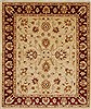 Pishavar Beige Hand Knotted 51 X 60 Area Rug 250-27206 Thumb 0