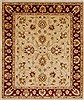 Pishavar Beige Hand Knotted 51 X 60  Area Rug 250-27206 Thumb 0