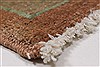 Pishavar Brown Hand Knotted 41 X 56  Area Rug 250-27207 Thumb 22