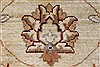 Pishavar Beige Hand Knotted 51 X 511  Area Rug 250-27208 Thumb 9
