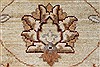 Pishavar Beige Hand Knotted 51 X 511  Area Rug 250-27208 Thumb 9