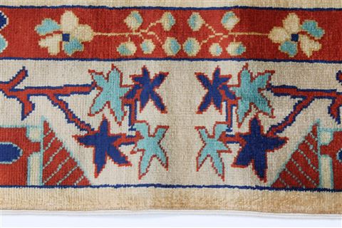 Gabbeh Beige Hand Knotted 410 X 611 Area Rug 250-27209 Image 4