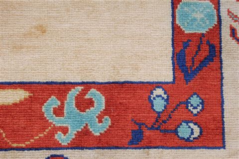 Gabbeh Beige Hand Knotted 410 X 611 Area Rug 250-27209 Image 8