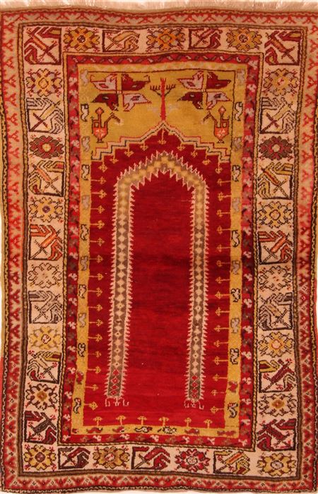 Kazak Red Hand Knotted 32 X 51 Area Rug 253-27210 Image 0