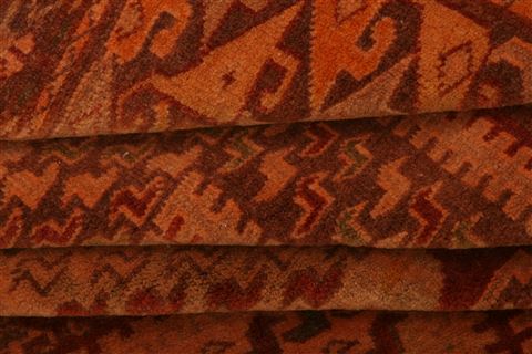 Kurdi Brown Hand Knotted 43 X 53 Area Rug 253-27212 Image 4