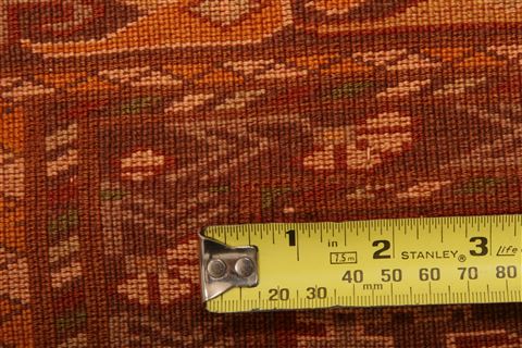 Kurdi Brown Hand Knotted 43 X 53 Area Rug 253-27212 Image 5