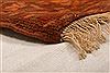 Kurdi Brown Hand Knotted 43 X 53 Area Rug 253-27212 Thumb 7