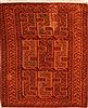 Kurdi Brown Hand Knotted 43 X 53 Area Rug 253-27212 Thumb 0