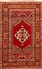 Kazak Red Hand Knotted 35 X 52 Area Rug 100-27213 Thumb 0