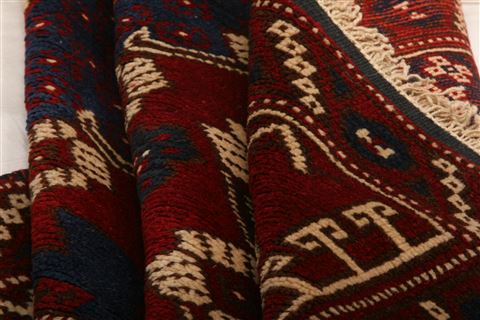 Kazak Blue Hand Knotted 35 X 55 Area Rug 100-27215 Image 4