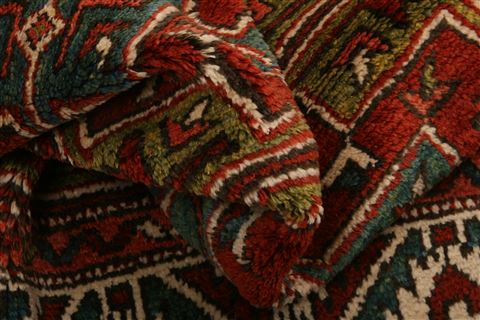 Kazak Red Hand Knotted 311 X 48 Area Rug 253-27217 Image 2