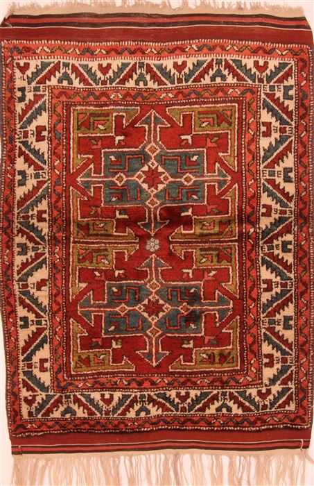 Kazak Red Hand Knotted 311 X 48 Area Rug 253-27217 Image 0