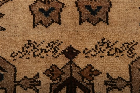 Baluch Brown Runner Hand Knotted 29 X 510 Area Rug 253-27218 Image 19
