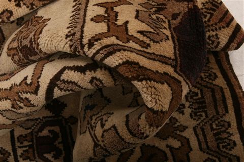 Baluch Brown Runner Hand Knotted 29 X 510 Area Rug 253-27218 Image 3