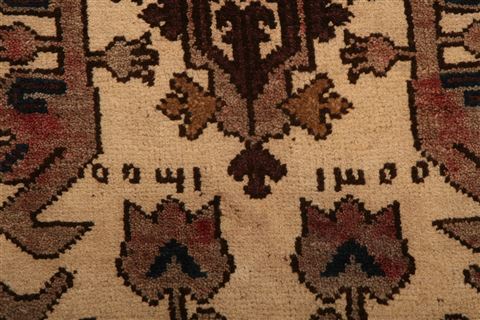 Baluch Brown Runner Hand Knotted 29 X 510 Area Rug 253-27218 Image 8