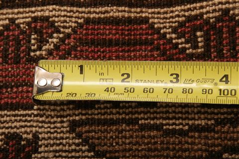Baluch Brown Runner Hand Knotted 29 X 510 Area Rug 253-27218 Image 9