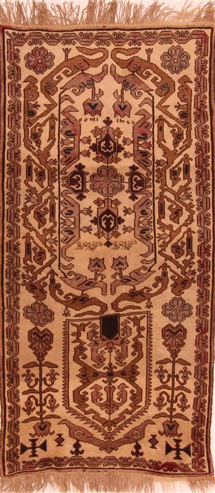 Baluch Brown Runner Hand Knotted 29 X 510 Area Rug 253-27218 Image 0