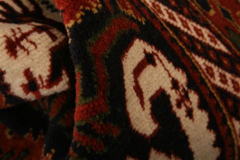 Kurdi Brown Hand Knotted 42 X 411 Area Rug 100-27220 Image 1