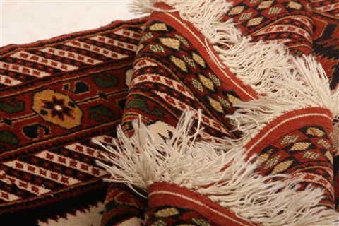 Kurdi Brown Hand Knotted 42 X 411 Area Rug 100-27220 Image 3