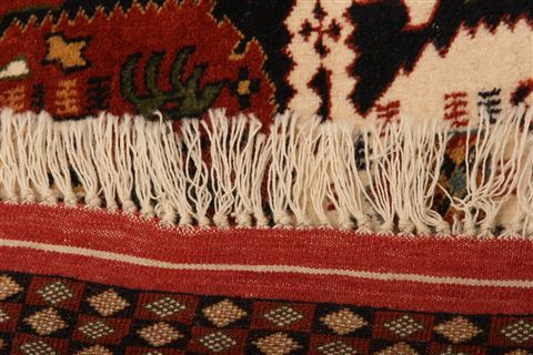 Kurdi Brown Hand Knotted 42 X 411 Area Rug 100-27220 Image 7